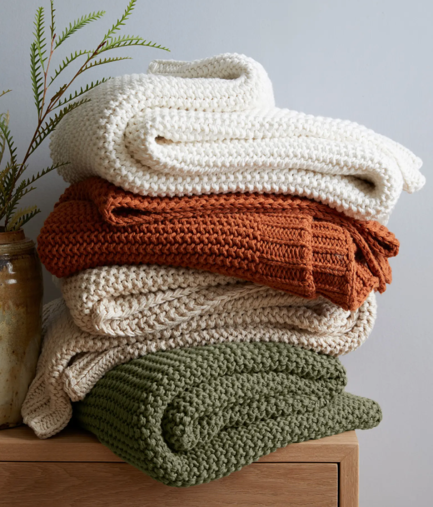 Cotton Fisherman Throwlabor day hostess gifts